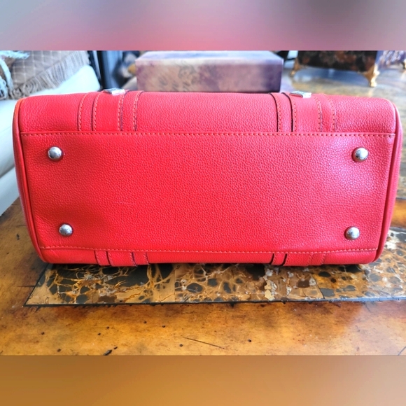 MCM Red Leather Women's Bag - Picture 5 of 8